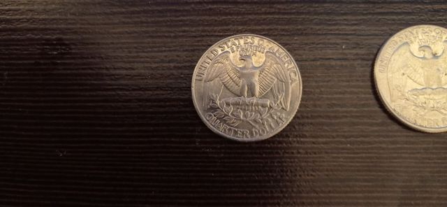 Монета liberty quarter dollar