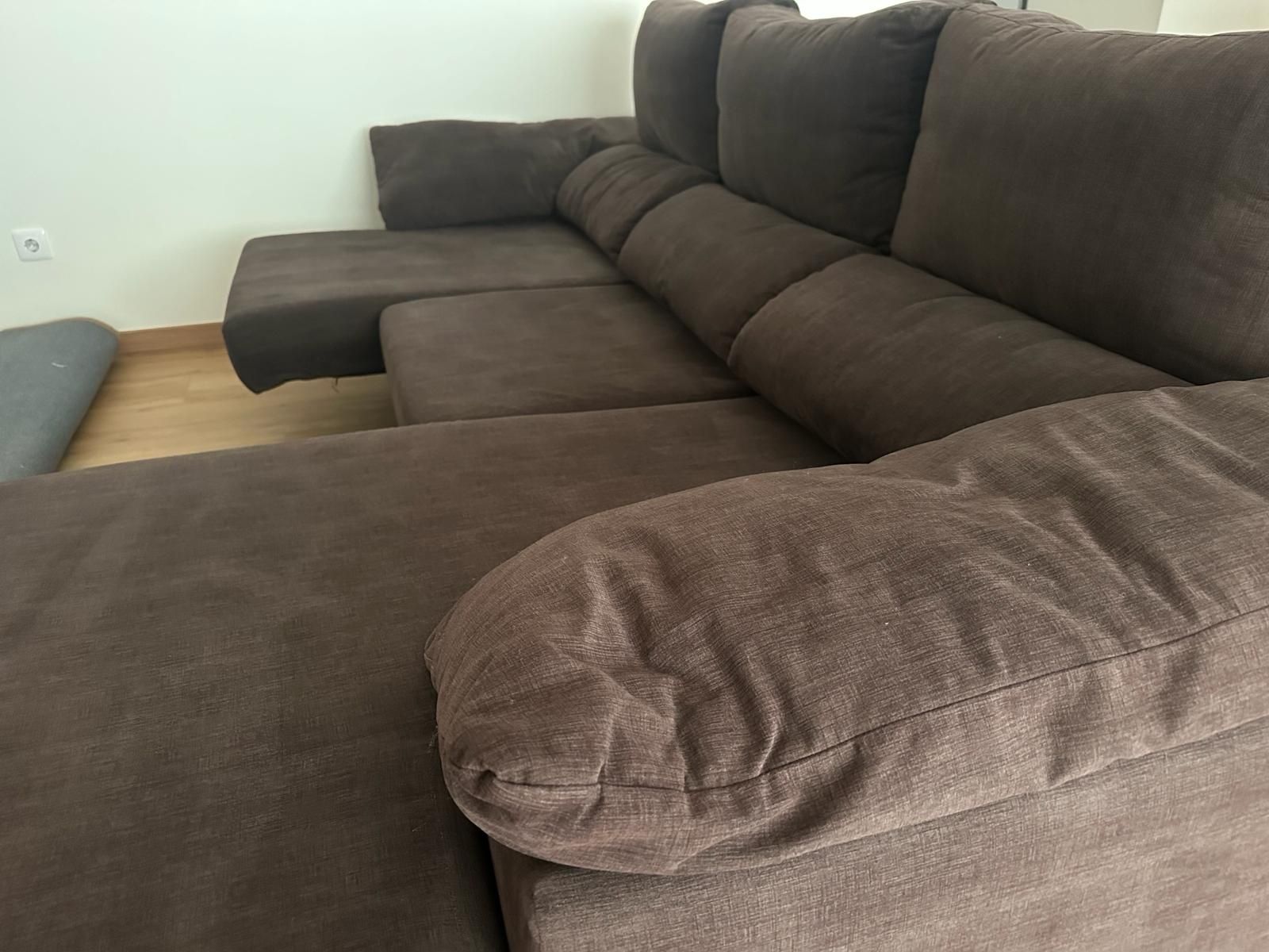 Sofa com chaise long 3 lugares