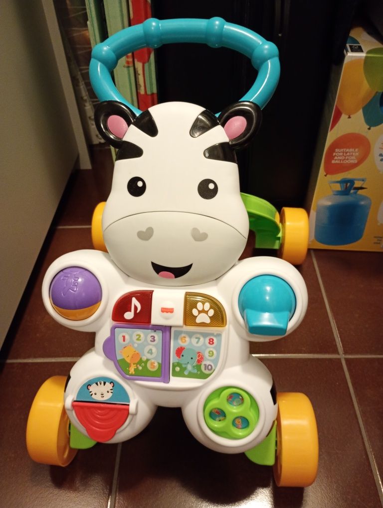 Chodzik zebra mówiąca po angielsku