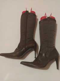 Botas couro tam 38