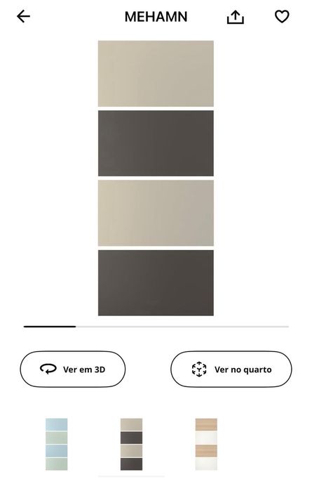 Painés/ Portas deslizantes Cinza Escuro/Bege Acinzentado