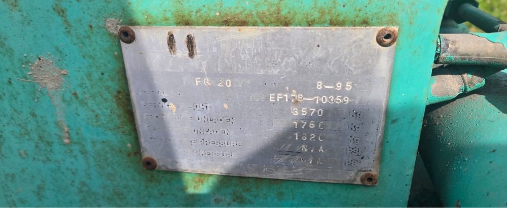 Sprzedam wózek widłowy Mitsubishi FG20 gazowy