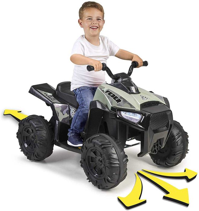 Quad na akumulator dla dziecka Feber Boxer 12v