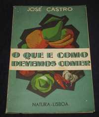 Livro O que e como devemos comer José Castro