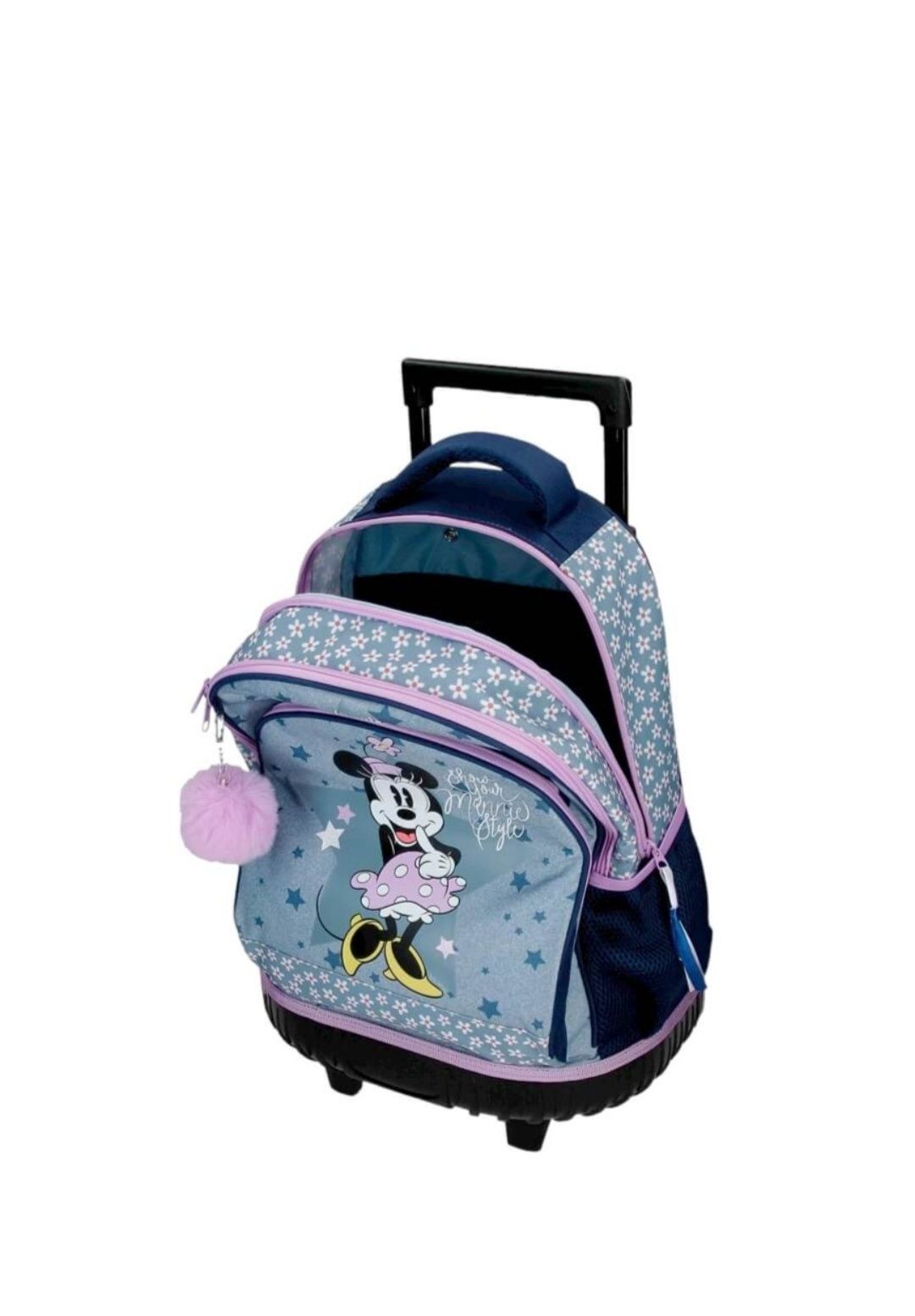 Mochila Escolar Compacta Minny STYLE Azul Ganga