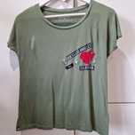 Koszulka Guess s 36 khaki krótki rękaw