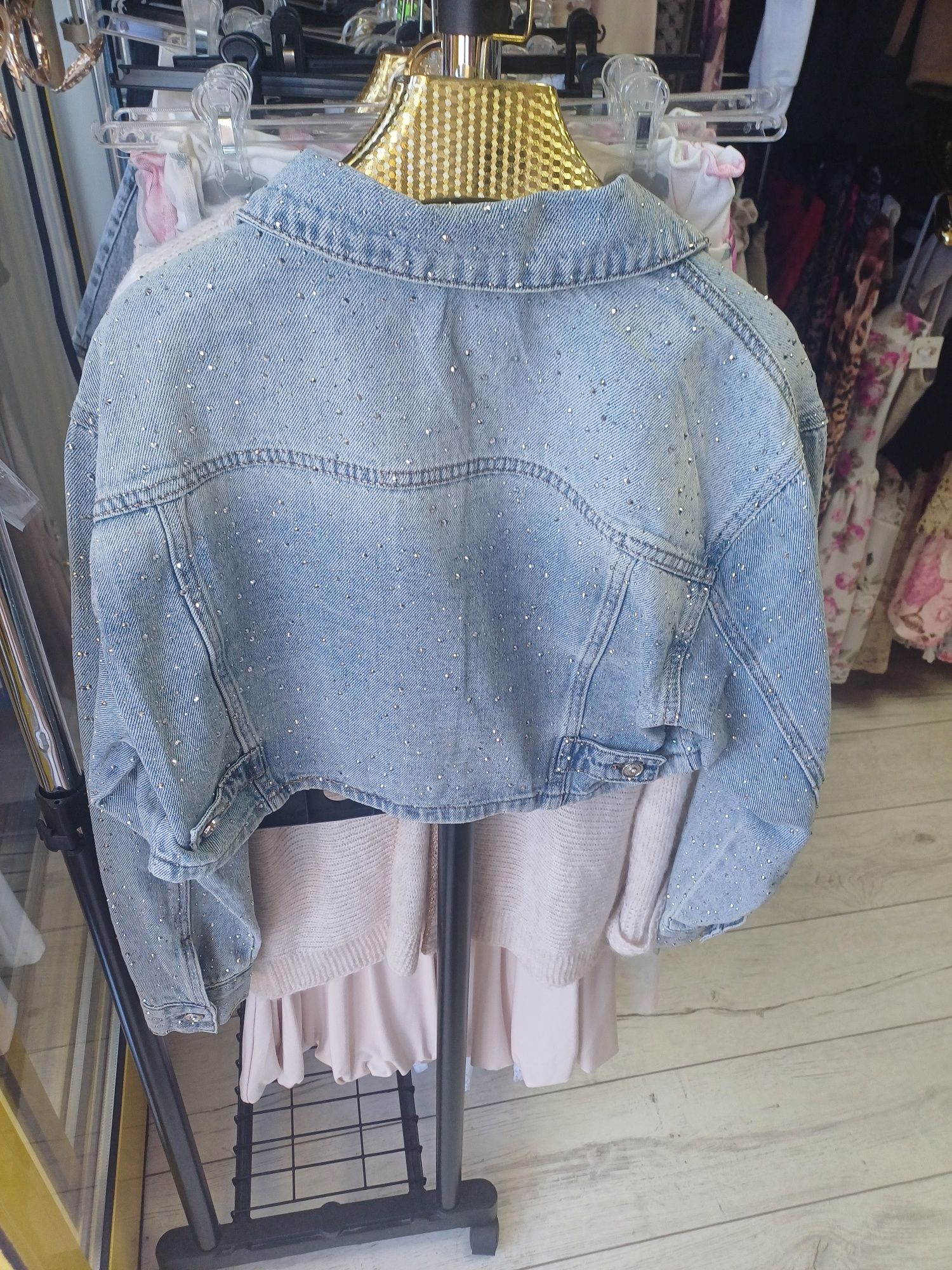 Katana jeans cyrkonie