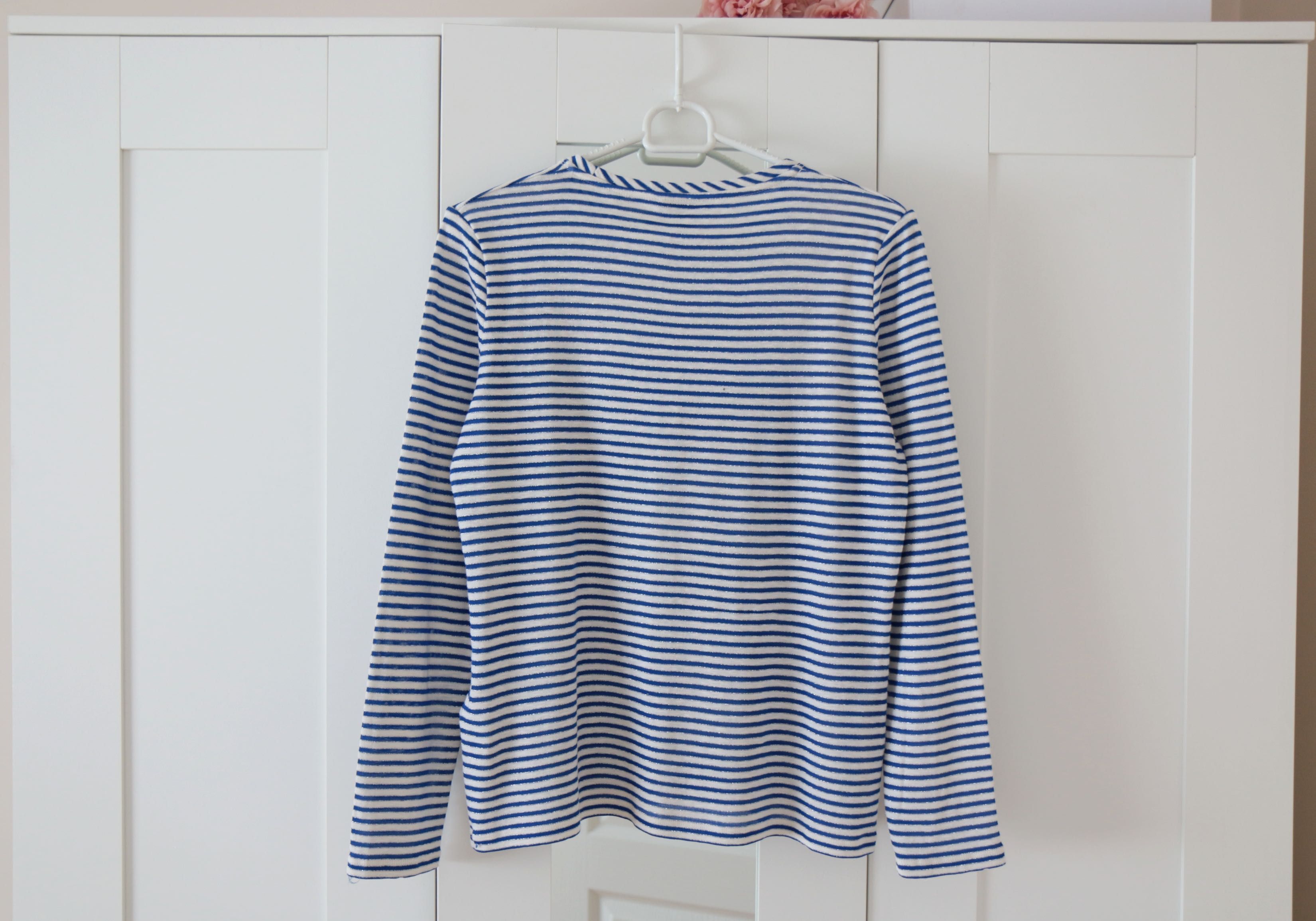 Basic bluzka w paski MASSIMO DUTTI 36 top szafa kapsułowa cos S