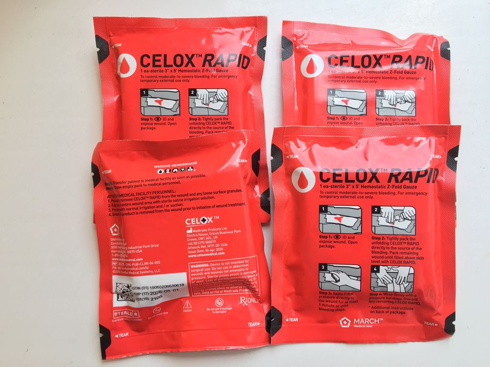 Celox Rapid Hemostatic