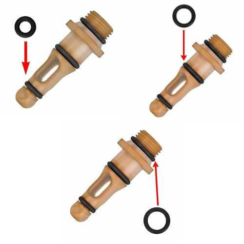 Ремкомплект носика штуцера бойлера уплотнительные кофемашины Saeco