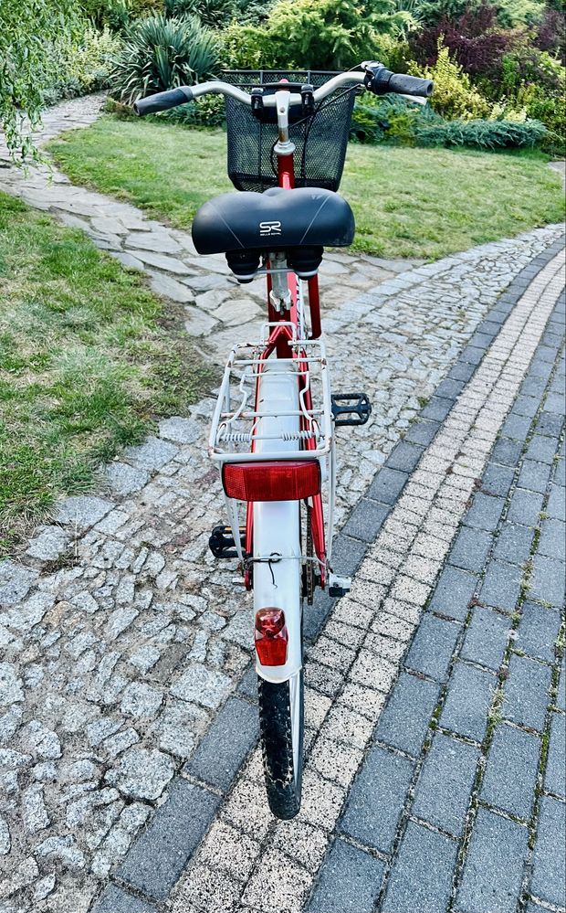 Rower BlackShox z koszyczkiem