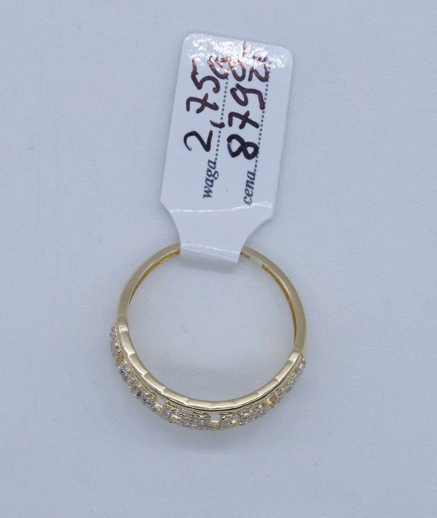 Złoty pierścionek 585 2,75 gram rozmiar 20 NOWY