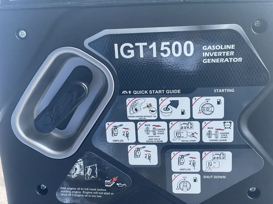 Інверторний бензиновий генератор Scheppach IGT 1500