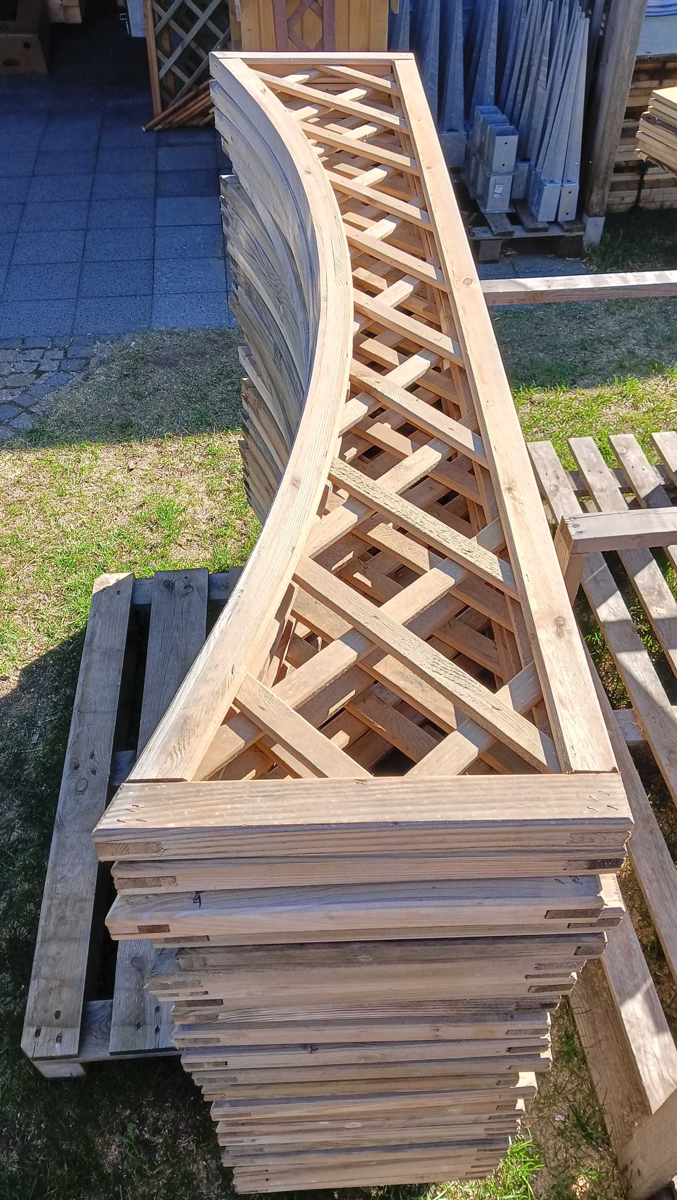 PERGOLA Kratka NOWA 41x180 cm łukowa do ALTANY z drewna Altanki WIATY