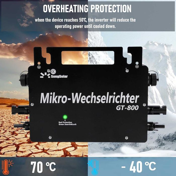 Mikroinwerter Fotowoltaika 800W IP66