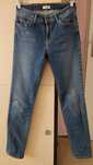 Jeansy 28x32 damskie Wrangler slim niebieskie