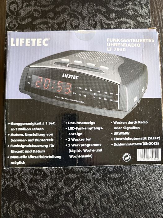 Radio budzik  Lifetec!