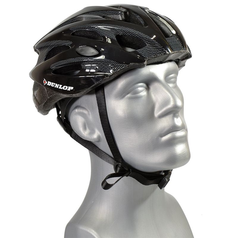 Dunlop - Kask rowerowy MTB r. S (Biało-czarny)