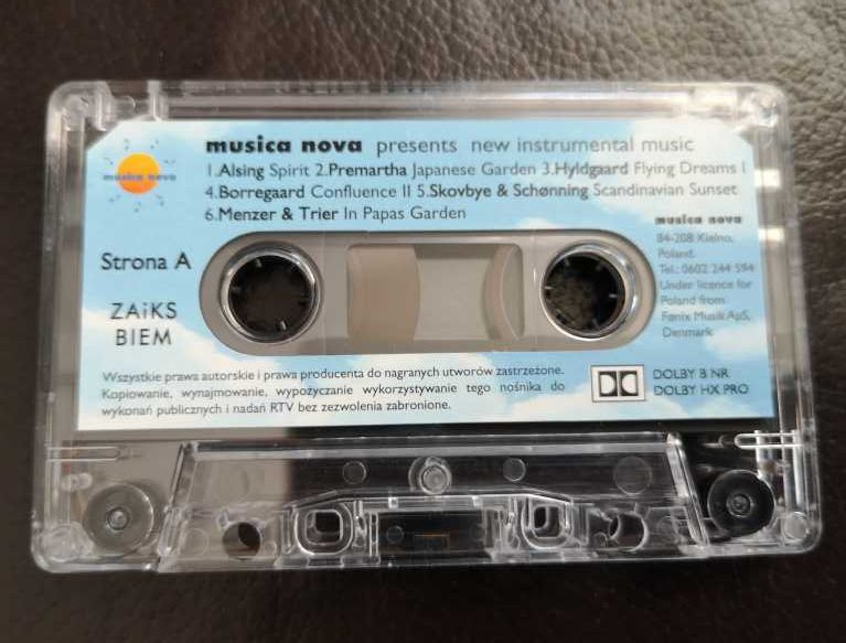 kaseta magnetofonowa New Instrumental Music Musica Nowa