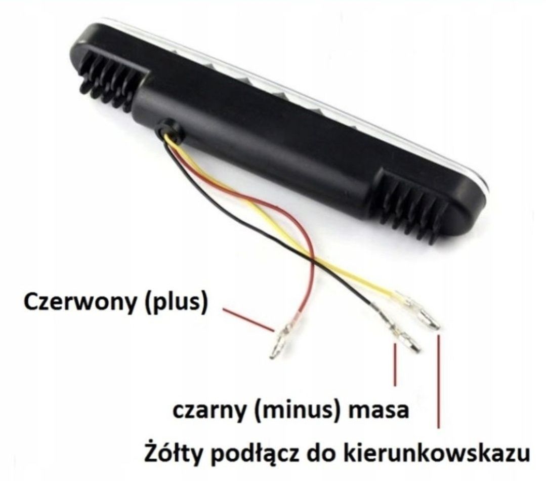 Światła do Jazdy Dziennej LED z KIERUNKOWSKAZEM DRL 60 LED Komplet #12