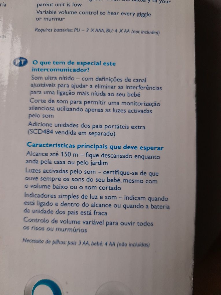 Intercomunicador de bebé "Philips Avent"