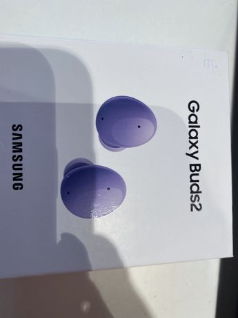 Samsung galaxy buds2 lawendowe