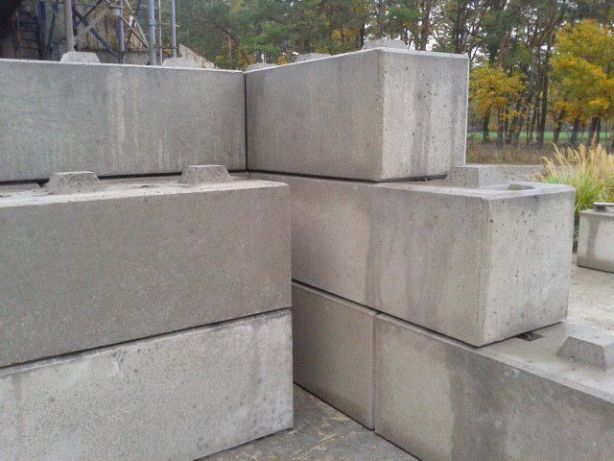 bloki betonowe na zasieki