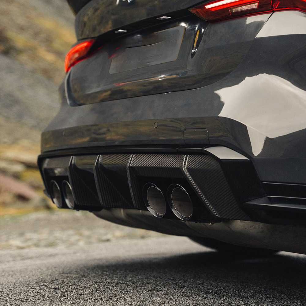 Dokładka Tył Dyfuzor Tylny OEM STYLE BMW M3 M4 G80 G81 G82 G83 CARBON