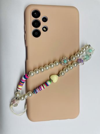 Capa de silicone com cordao pendente Samsung A13, A13 5g,A04S,M13