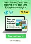Temos sites funcionais em promoção