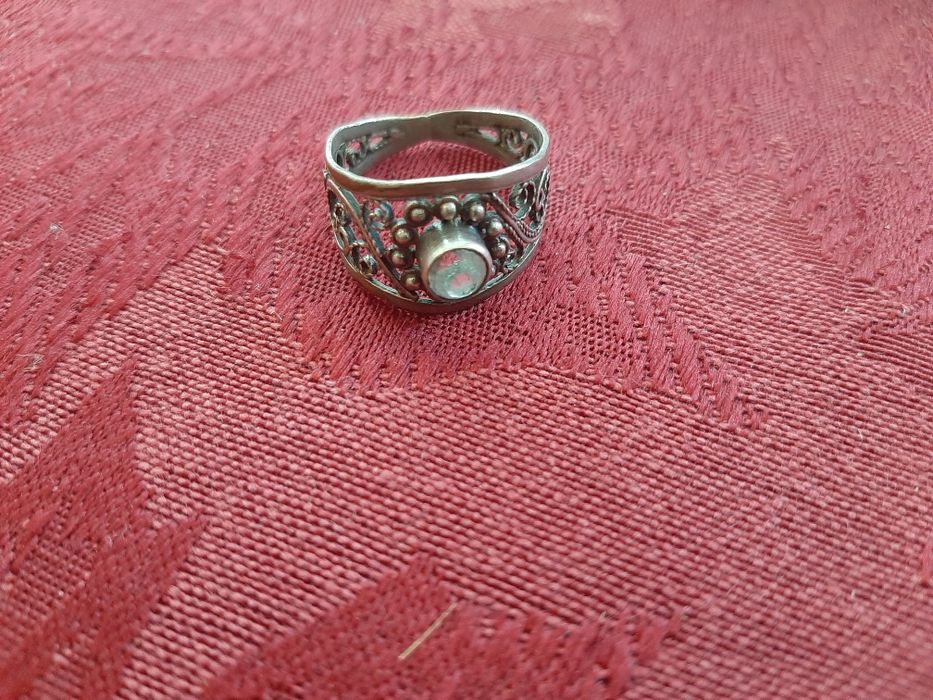 Ожурное  Кольцо Горный Хрусталь