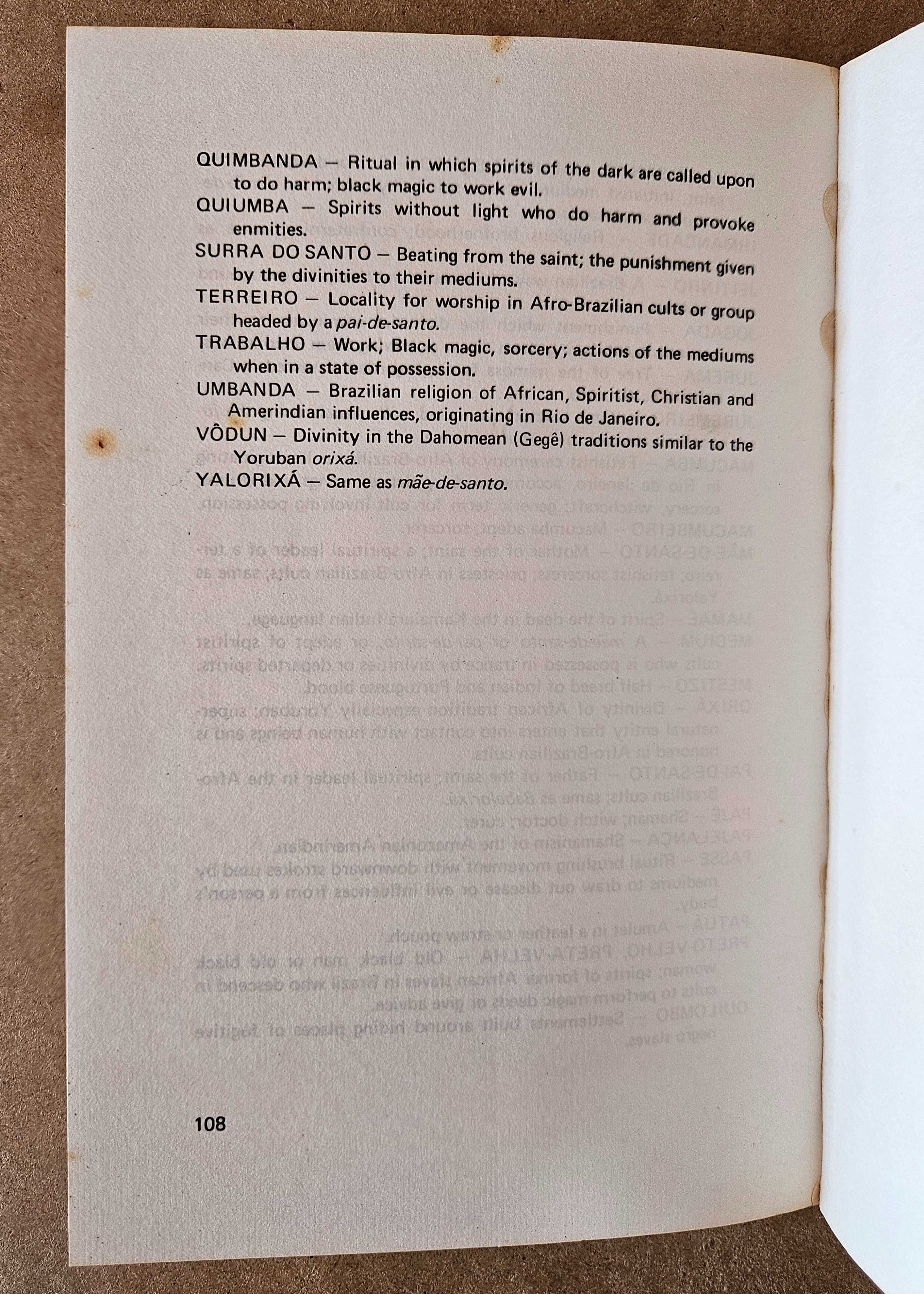 Livro Aluanda: A Look at Afro-Brazilian Cults - Frances O'Gorman