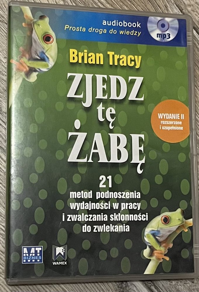 Audiobookk mp3 CD Zjedz tę żabę Brian Tracy