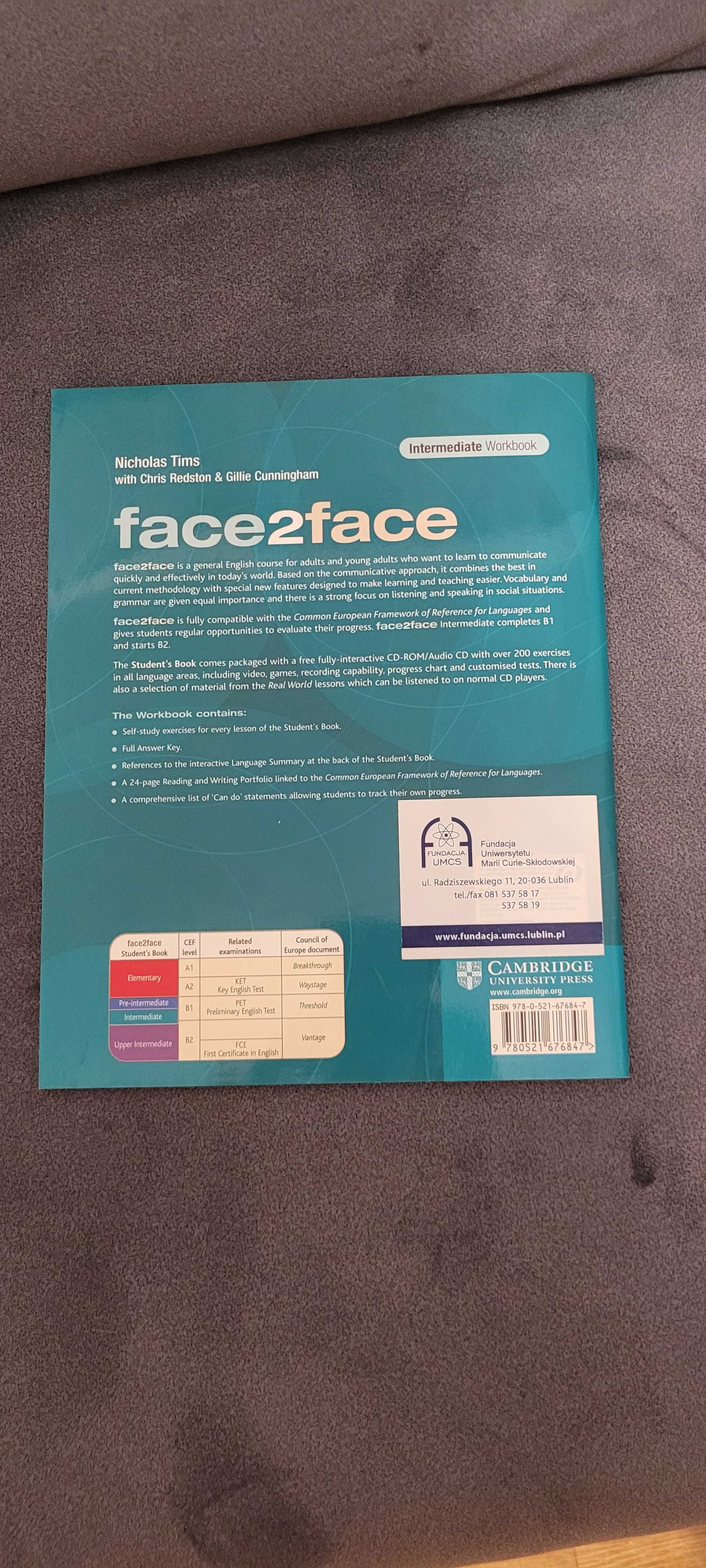 face2face Intermediate książka z płytą CD i ćwiczenia