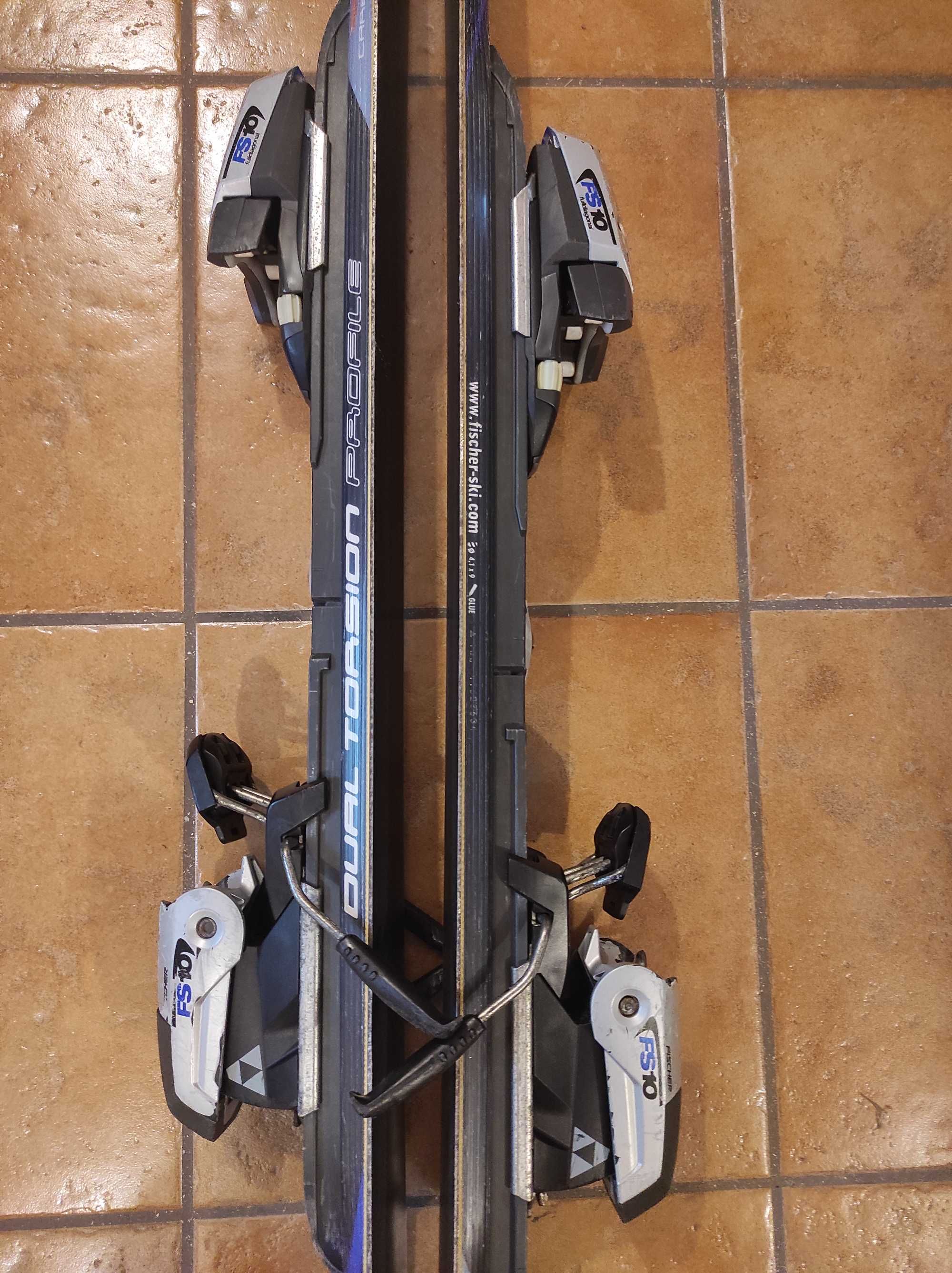 Fajne Narty 160cm Fischer S-move 7.7, dużo krawędzi, ostrzone