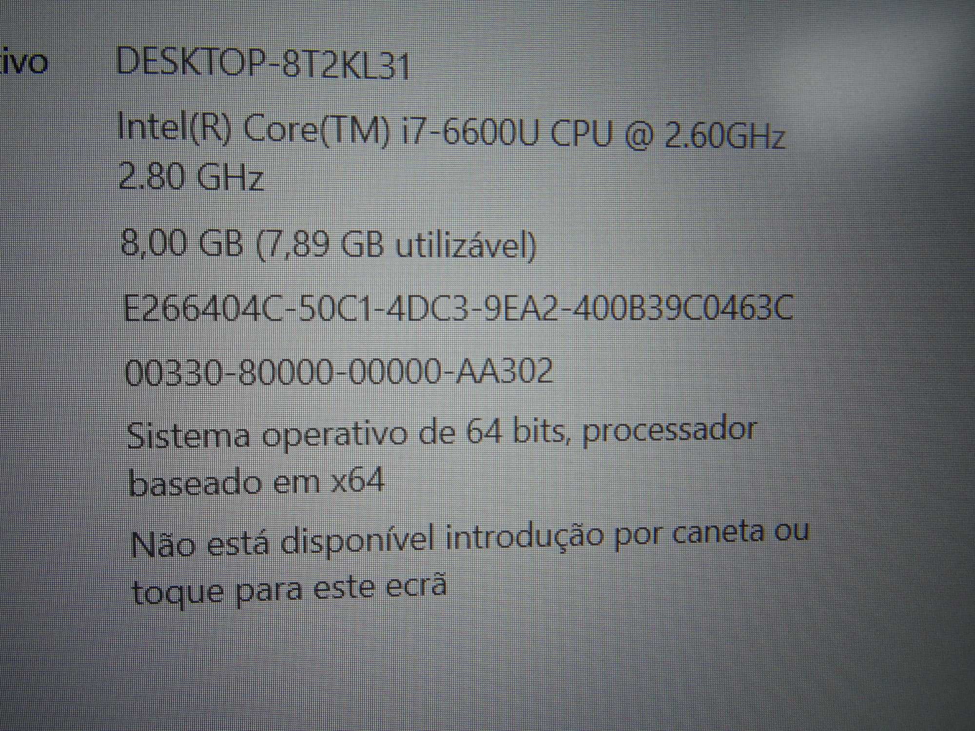 DELL 7270 - i7 de 6ª geração; 8/256, Full HD; 4G