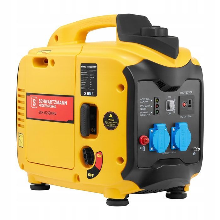 Generator Agregat Prądotwórczy Inwertorowy Schwartzmann 2,5kw 2500w B.