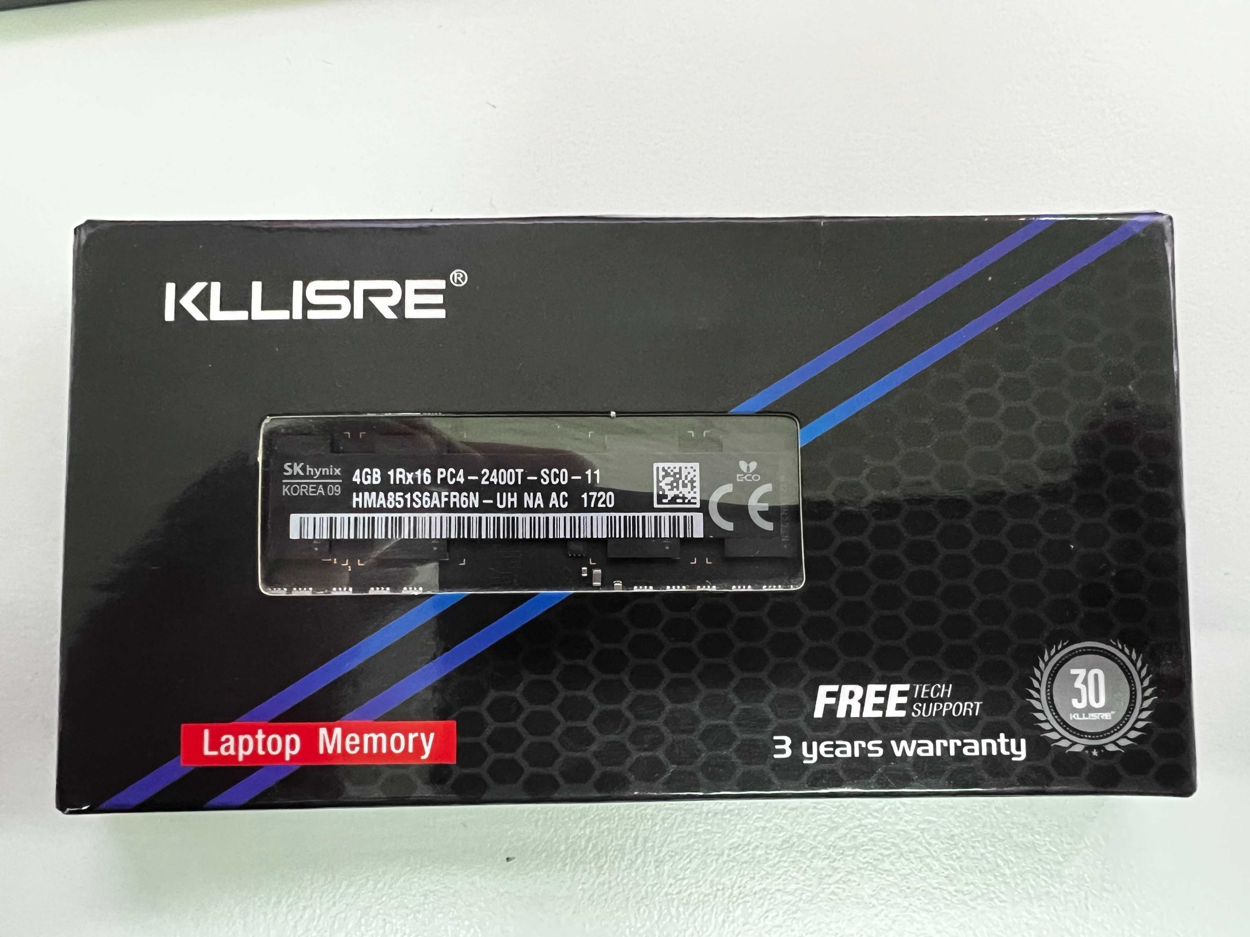 Memória Ram KLLISRE 4GB PC4 2400T