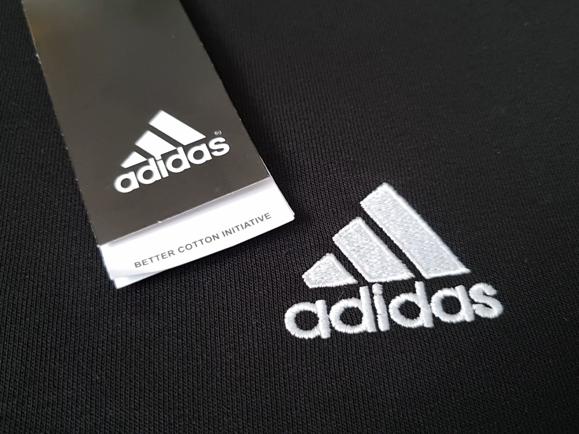 Bluza męska czarna Adidas - Rozmiar M - Ocieplana! PROMOCJA!