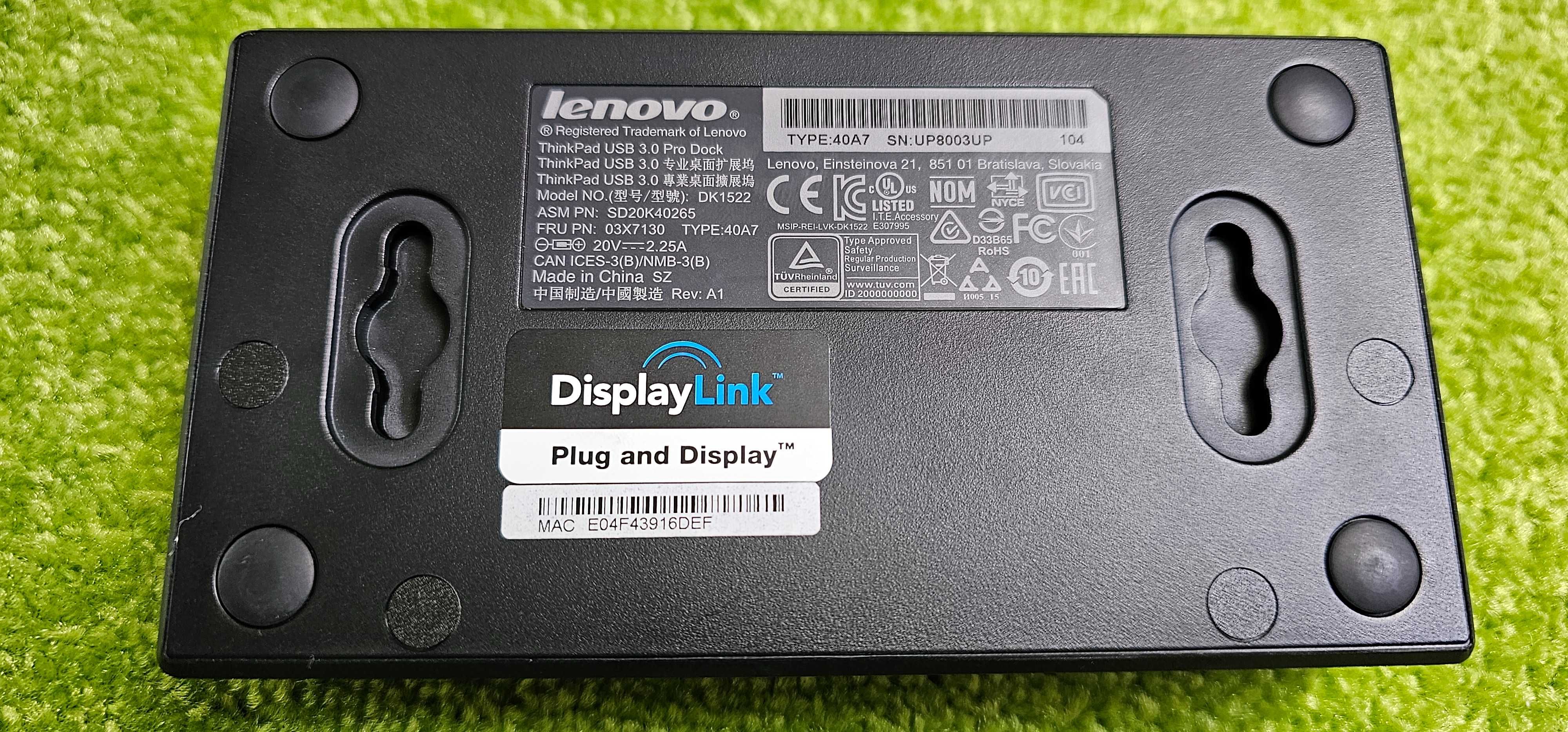Stacja dokująca Lenovo 40A7