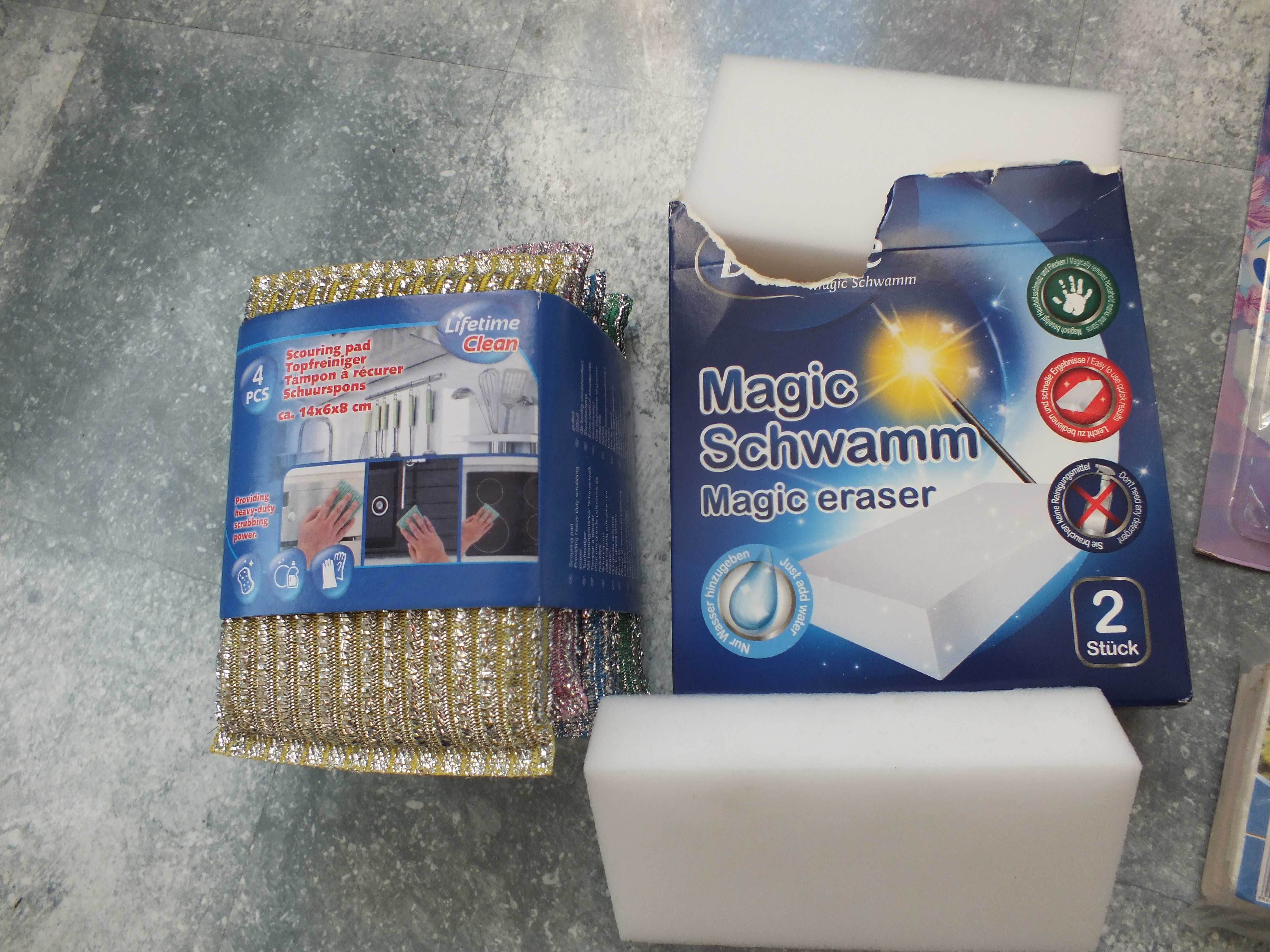 zestaw zawieszki do WC DOMESTOS, BREF,Coffema,gąbka magiczna ,druciana