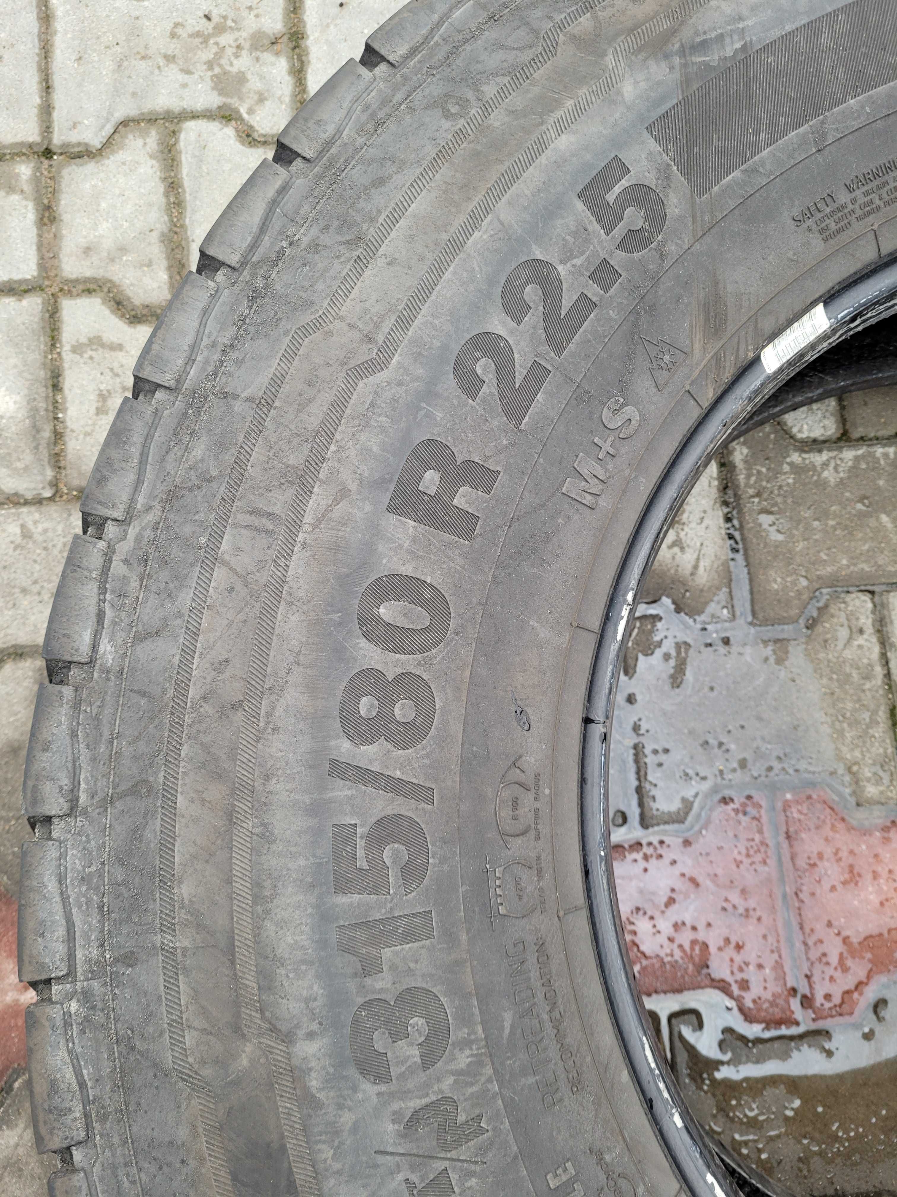 Opony ciężarowe 2szt Continental 315/80 R 22,5