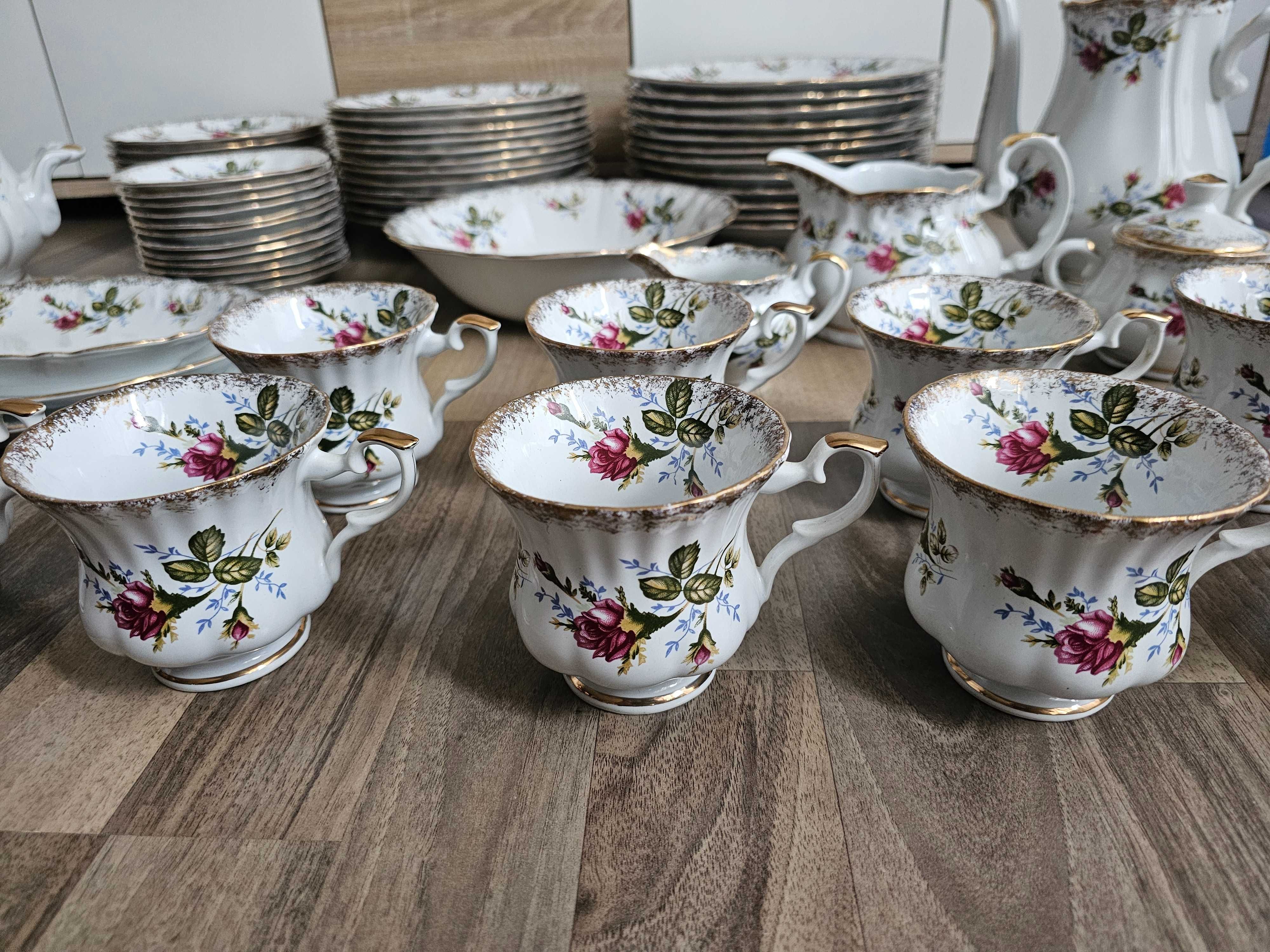 Zestaw Kawowo-Obiadowy Porcelany Chodzież 12os