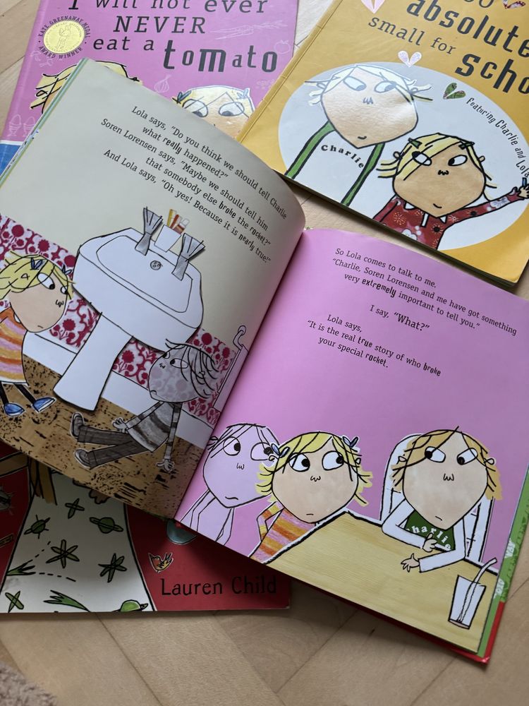 Charlie and Lola i Lauren Child 4 ksiażki po angielsku