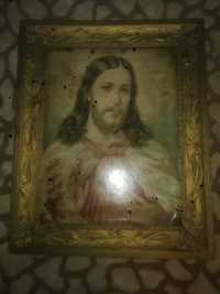 Stary obraz Najświętsze Serce Jezusa