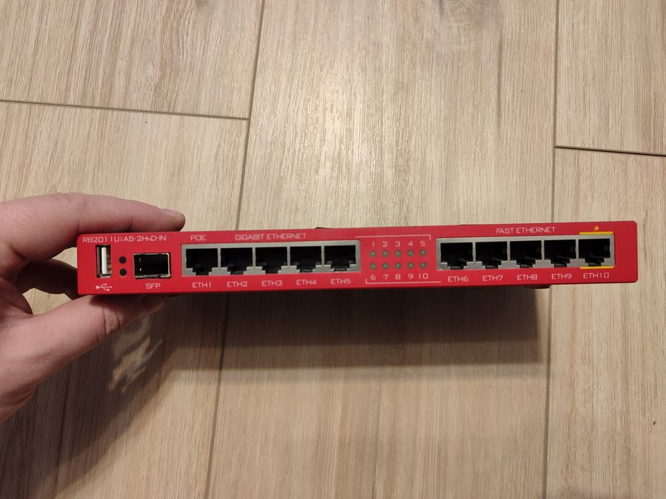 Маршрутизатор роутер  MikroTik RB2011UiAS-2HnD-IN WIFI WI-FI