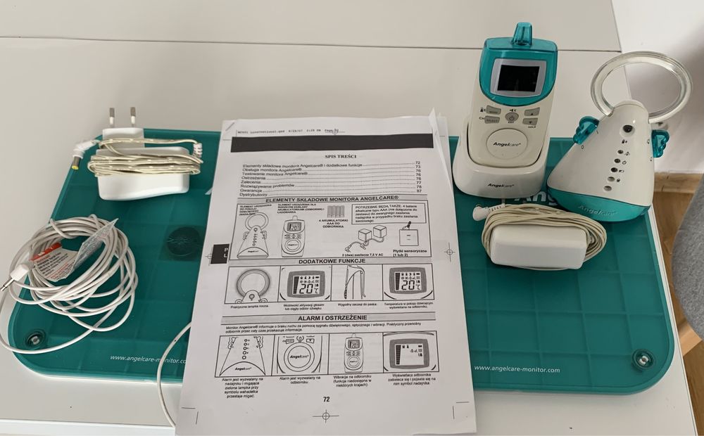 Niania elektroniczna i monitor oddechu Angelcare ac401