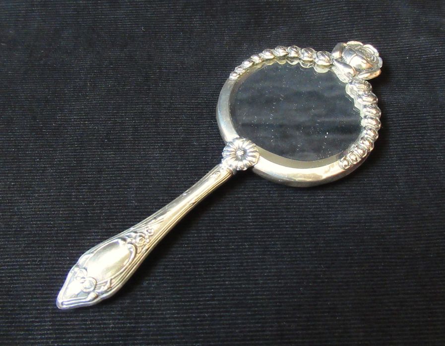 Espelho de Mão em Prata (Ref. 4)