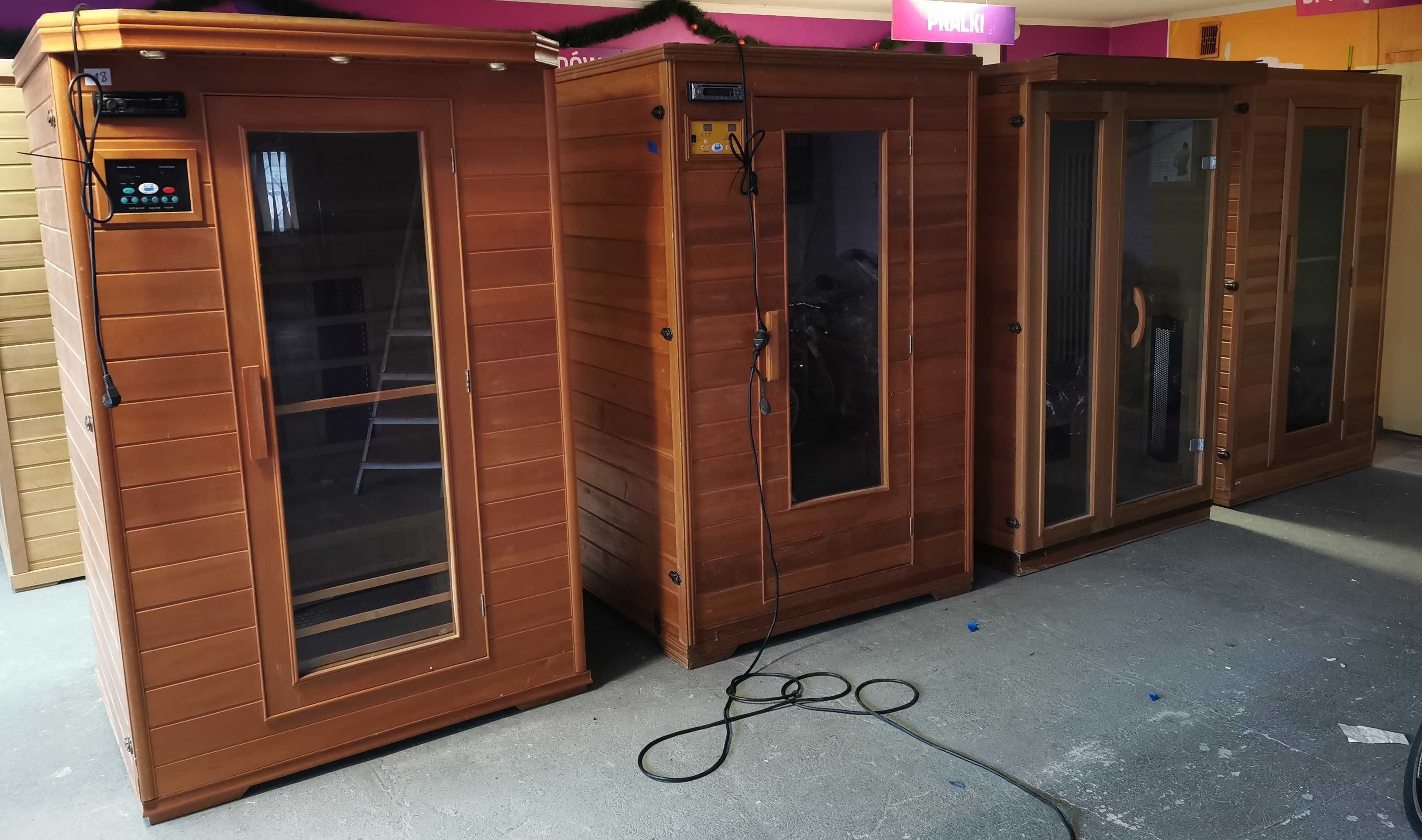 Sauna na podczerwień INFRAROT sucha Infrared Radio LED 90x90 110x100