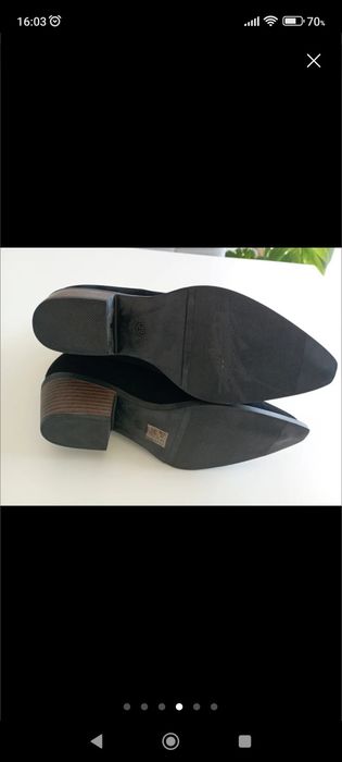 Botins camurça Tam. 39/40